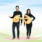 OK Pointer Adult Costume Set Two Piece Funny Gesture Duo Outfit